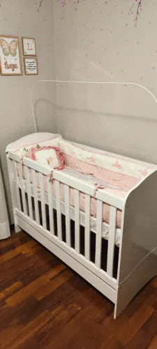 Berço mini cama completo com colchão