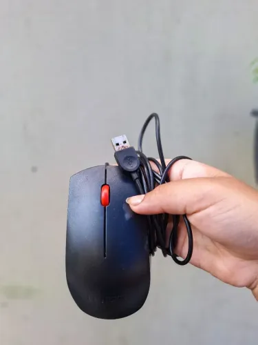 Mouse Lenovo USB Original - Funcionando