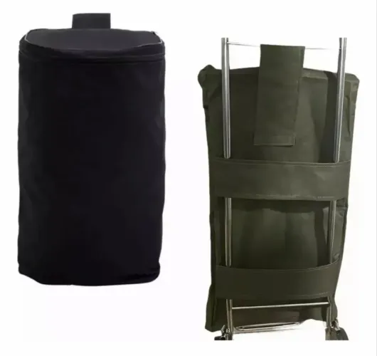 Carrinho De Compras Carrega 50 Kg com sacola 30 Litros