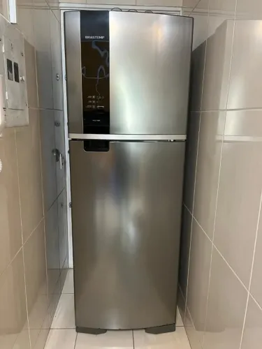 Geladeira Frostfree Brastemp Prata