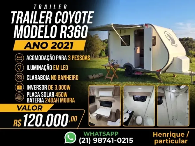 Trailer Coyote R360 home 2021