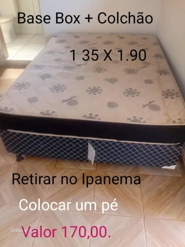 Cama Box com colchão