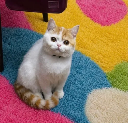 Gato British macho bicolor. Com pedigree! 