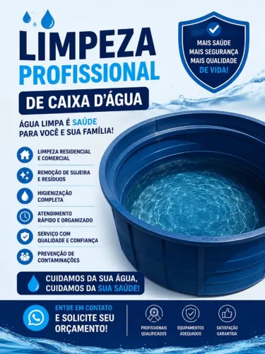 Limpeza de caixa dagua