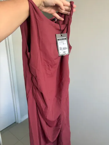 Vestido Curto Youcom Vinho (Novo Com Etiqueta) - Tam M