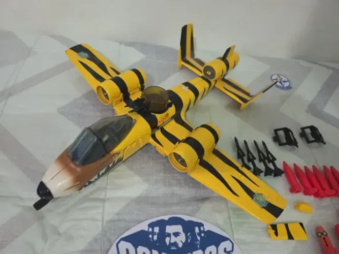 Tigre Caça Bombardeiro Comandos em Ação gi joe - 1984