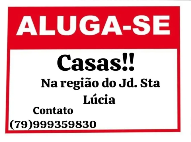 Casas para alugar no Jardim Santa Lúcia- SP
