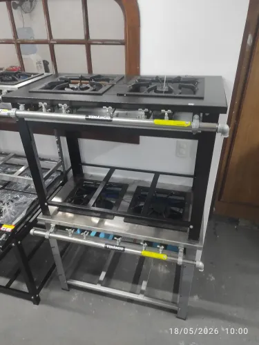 Bh Fogão industrial 2B inox ou epóxi orçamento 