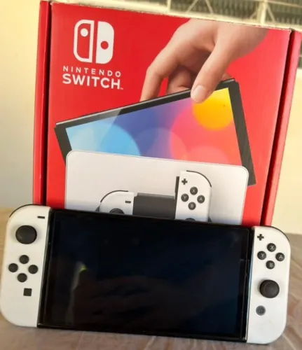 Nintendo Switch OLED, 30 Jogos, Desbloqueado, Emuladores, 256GB, Completo!