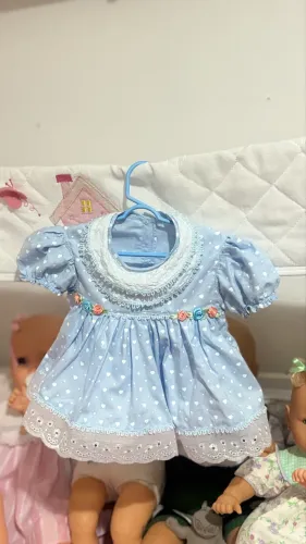 Vestido de boneca meu bebê 