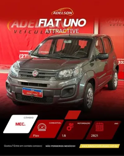 Fiat Uno Attractive 1.0 EVO Fire Flex 8V 5P 2021