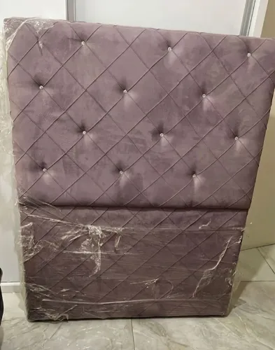 Cabeceira Suede Premium Solteiro. 