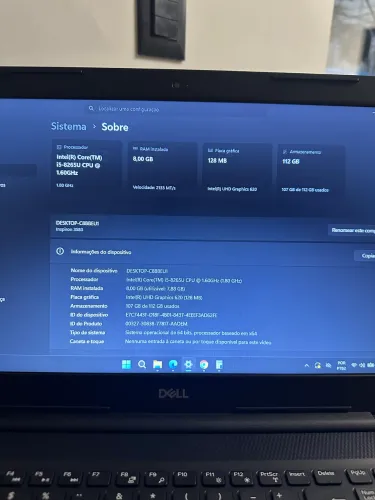 Notebook Dell Inspiron 15