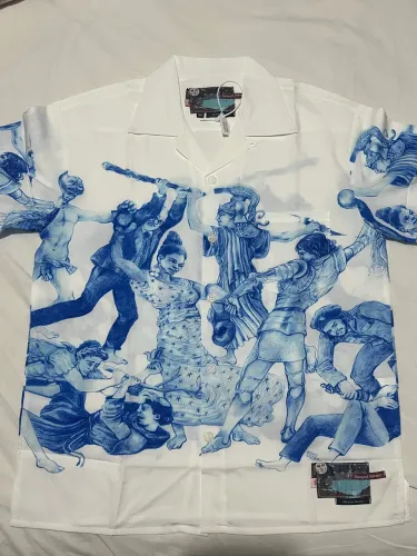 camisa Prado Milano banquet thieves tamanho m 