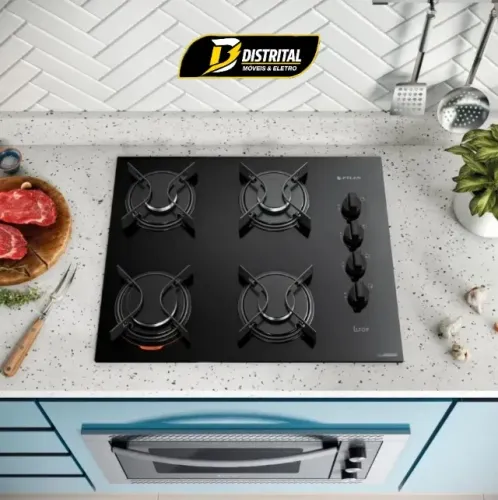 Fogão Cooktop Utop 4 Bocas Novo