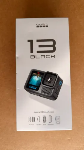Câmera GoPro HERO13 Black Lacrada 5.3K60 27MP HyperSmooth 6.0 GPS Wi-Fi 6