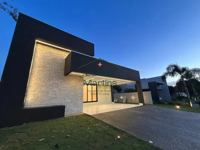 Casa térrea - Caribe Resort -  4 suítes plenas - lote: 605.21 m² - 3 vagas