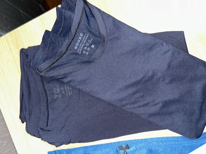 Camisa Track and Field preta M e Squad