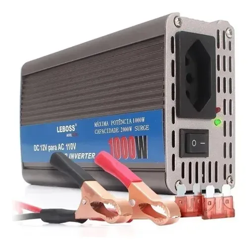 Inversor De Energia 1000w automotivo 12v para 110v