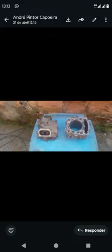 Cabeçote e cilindro da XT 660 em boas condições 
