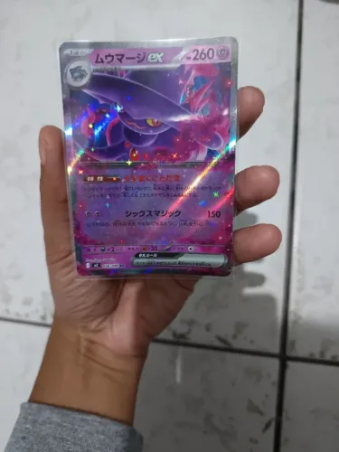 Carta Pokémon Mismagius ex RR Japonesa (036/080) - Original / Colecionável