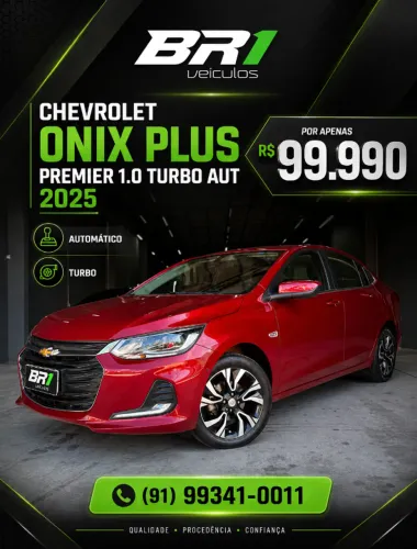 Chevrolet Onix Sedan Plus Premier 1.0 12V TB Flex Aut. 4P 2025