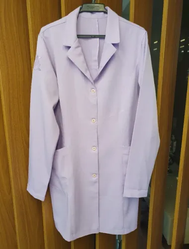 Jaleco Feminino Manga Longa Lilás