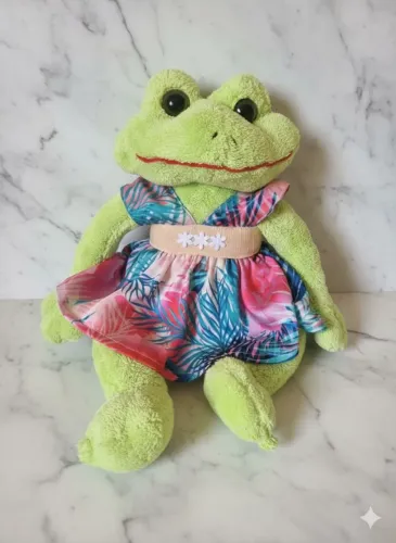 sapo de pelúcia