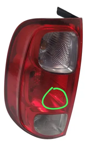 Lanterna Traseira Esquerda Fiat Uno Vivace 2010 2014 Esquerdo/motorista Vermelho