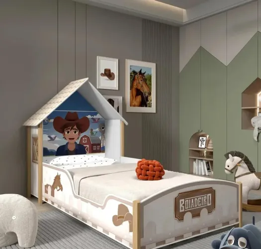 *SUPER PROMOÇÃO* Cama solteiro infantil 100% MDF nova a pronta entrega!