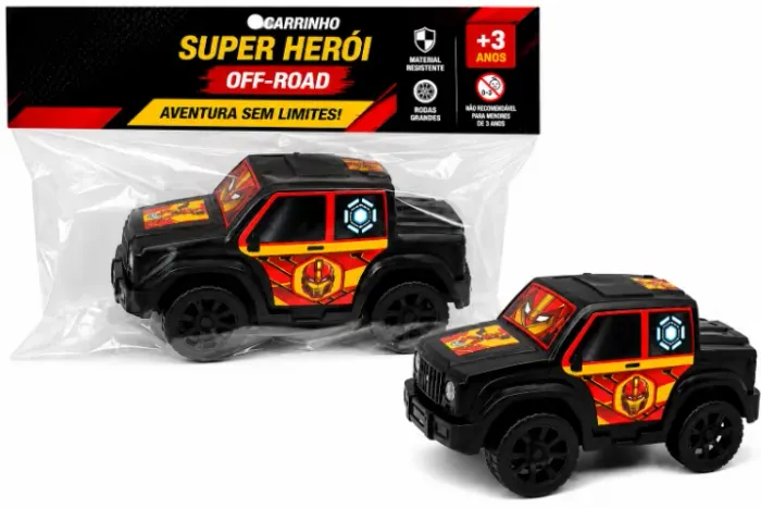 Carrinho Super Herói Off-Road - Novo