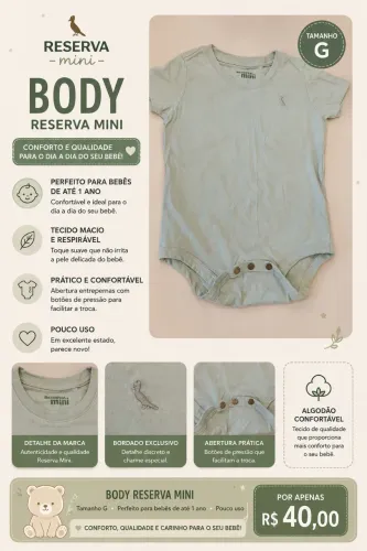 Itens de vestuário infantil