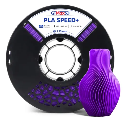 Filamento PLA Speed 1kg 1.75mm Gtmax 3D Roxo