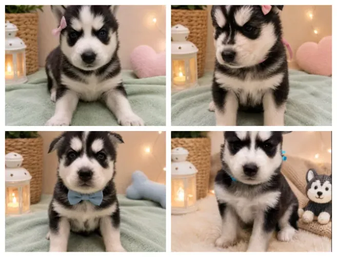 Filhotes de Husky Siberiano - Pais Puros - São Paulo