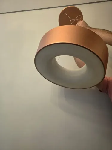 Lustre Redondo Bronze 6 lâmpadas