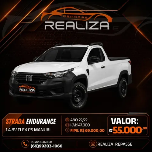 Fiat Strada Endurance 1.4 Flex 8V CS Plus 2022