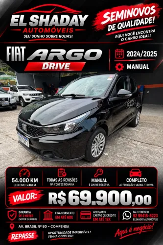 Fiat Argo Drive 1.0 6V Flex 2025
