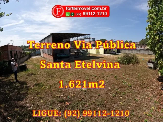Alugo Terreno com 40m de Frente e 1.621m² Santa Etelvina próximo Shopping Via Norte