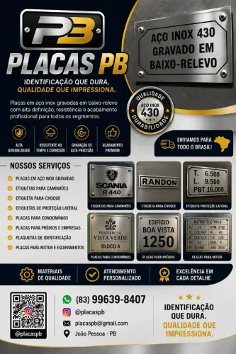 placa para identificar 