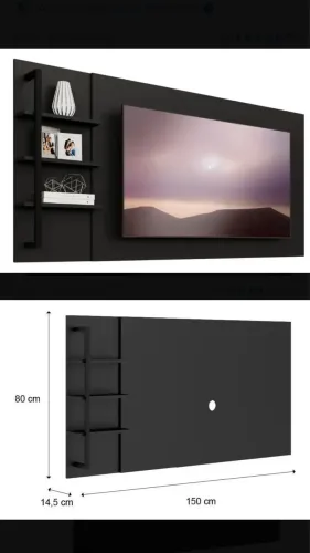 Painel preto para Tv até 50 polegadas 
