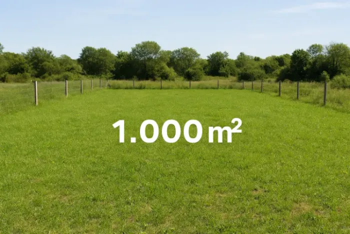 lote 1,000 metros