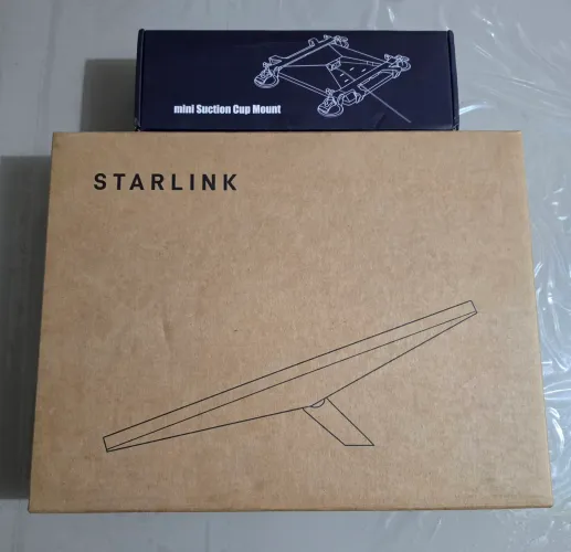 STARLINK MINI COM SUPORTE PARA CARRO MAIS FONTE