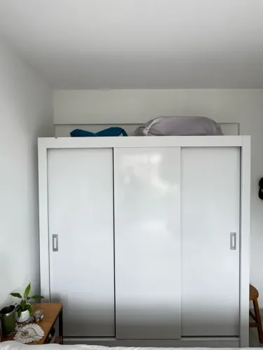 Guarda-roupa de casal 3 portas - Branco