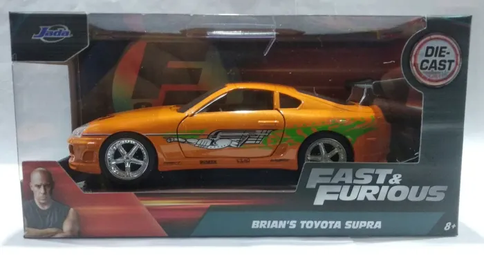 Miniatura Toyota Supra Velozes e Furiosos 1:32 Jada