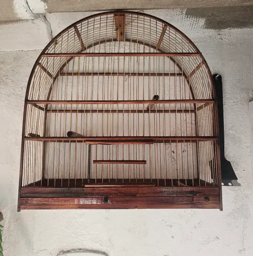 Gaiola malha fina para canário 