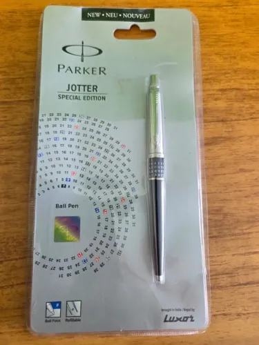 Caneta Parker Jotter Special Edition (com calendário, embalagem fechada)