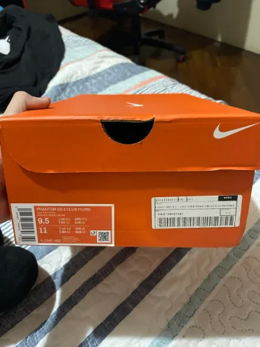 Chuteira Original Nike phanton gx || azul (Nova usada somente 1 vez)