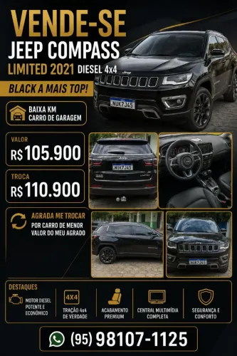 Jeep Compass Limited 2.0 4X4 Diesel 16V Aut. 2021