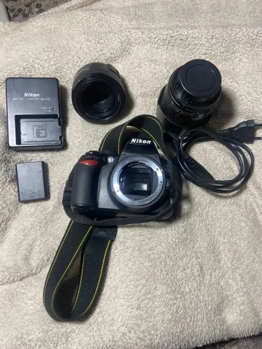 VENDO CÂMERA NIKON D3100 KIT COMPLETO