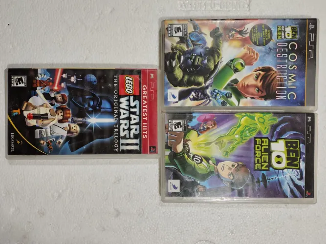 Lote com 3 jogos para PSP, Leiam a descrição.